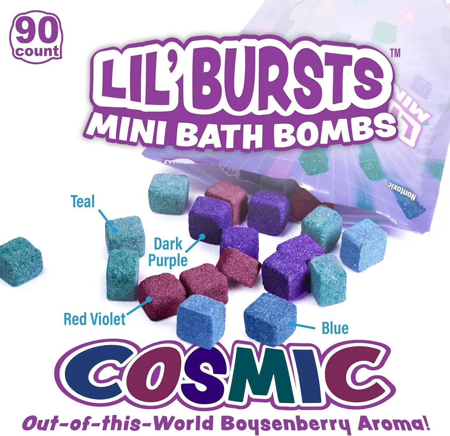 Cosmic- Lil' Bursts™ Mini Bath Bombs for Kids