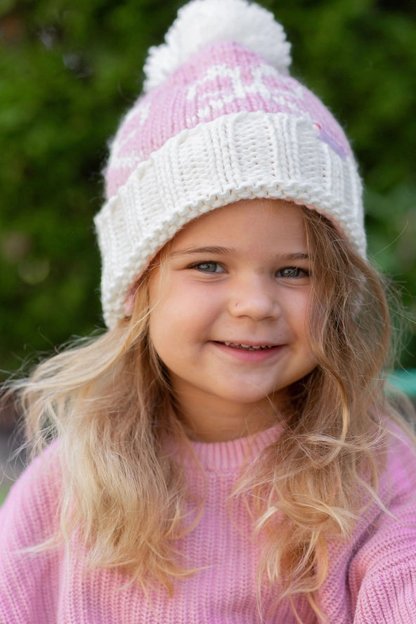 Bows Bobble Hat (Baby, Toddler, Kid)