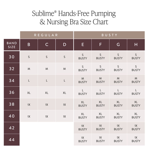 Sublime® Hands-Free Pumping & Nursing Bra-Pink Heather