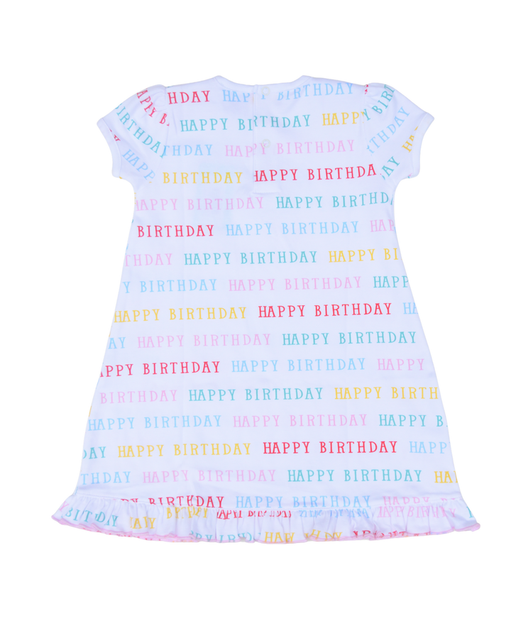 Pima Happy Birthday Gown