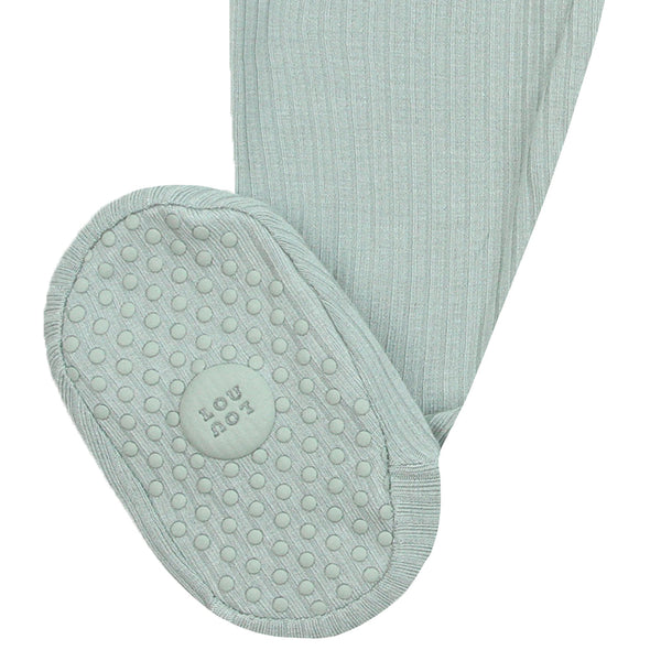 Bailey Ribbed Zipper Footies