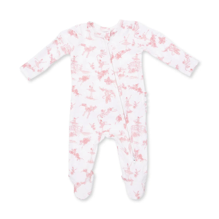 Ballet Toile 2 Way Zipper Footie