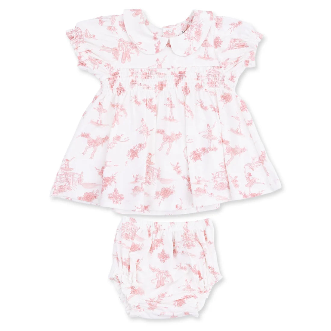 Ballet Toile  Smocked Dress Set