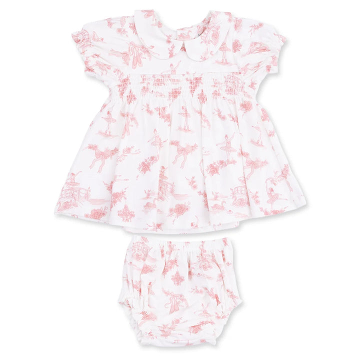 Ballet Toile  Smocked Dress Set