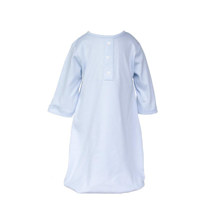 Layette Gown in Lt Blue