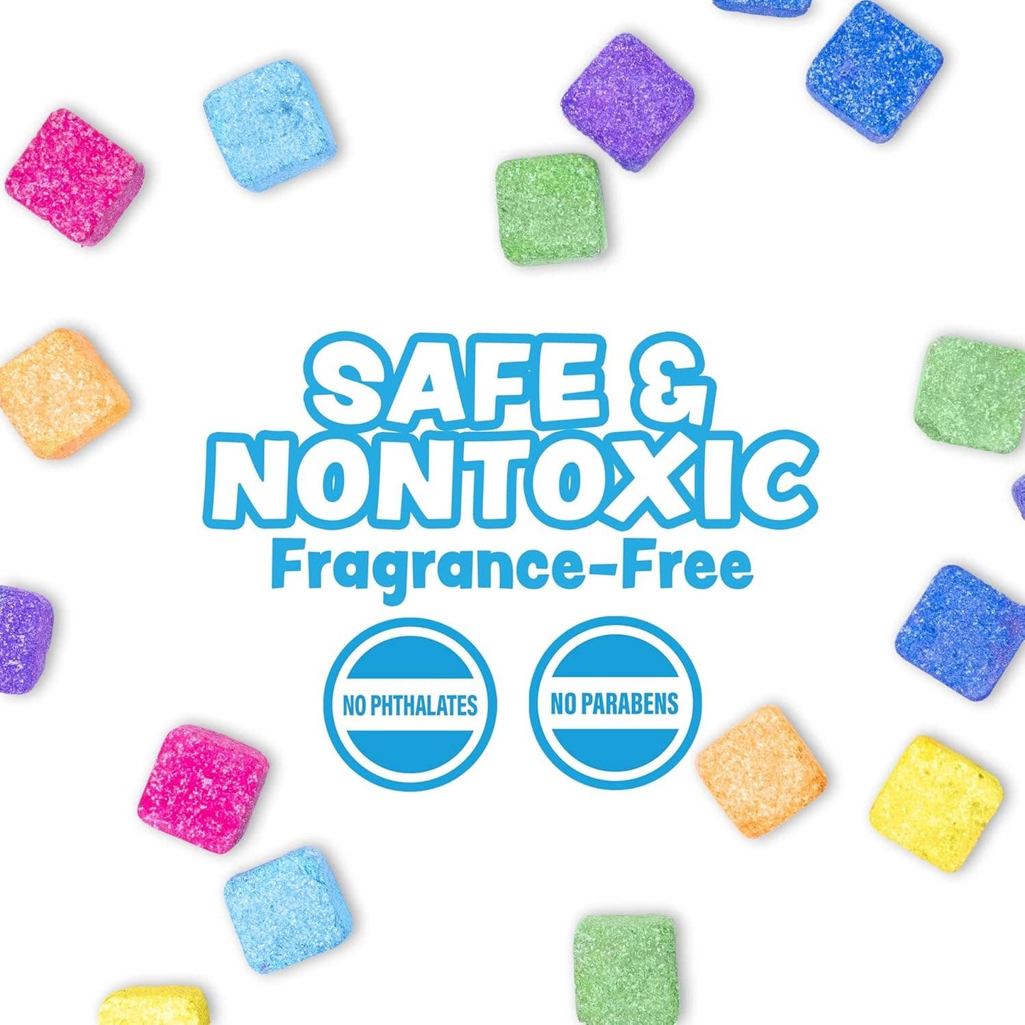 Rainbow- Lil' Bursts™ Mini Bath Bombs for Kids