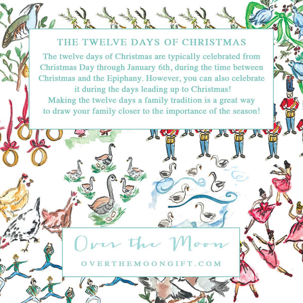 Twelve Days of Christmas Holiday Calendar