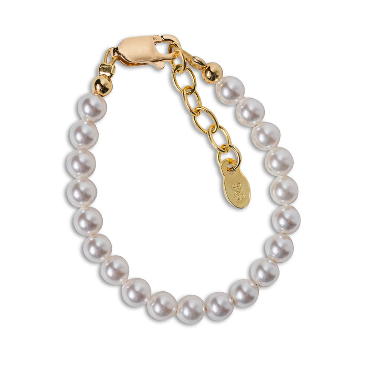 Audrey Gold-Plated Pearl Baby Bracelet
