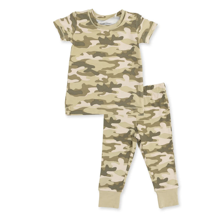 Camo Short Sleeve Loungewear Set