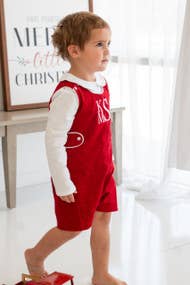 Classic  Jon Jon - Red Corduroy