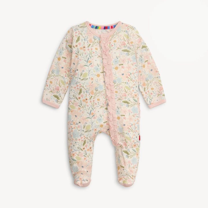 Charlotte Ruffle Modal Magnetic Footie