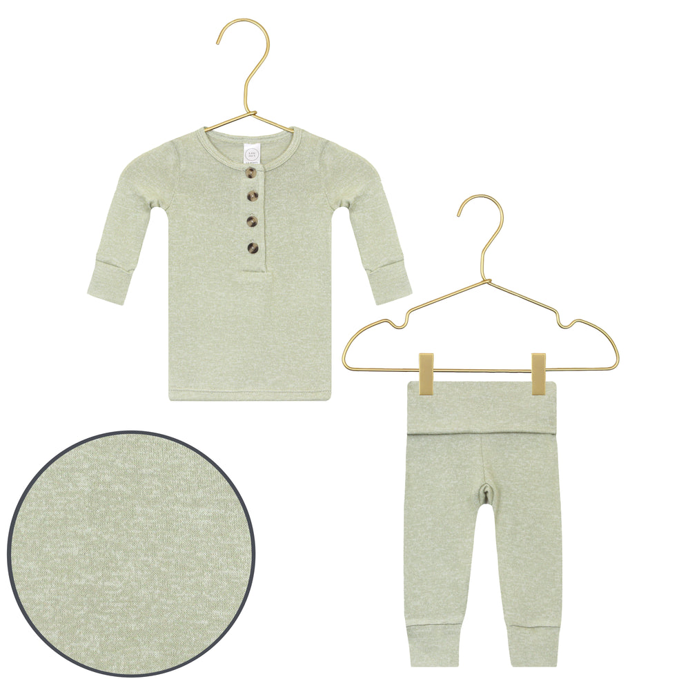 Collins Plush Knit Top + Bottoms