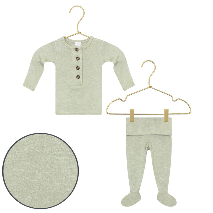Collins Plush Knit Top + Bottoms