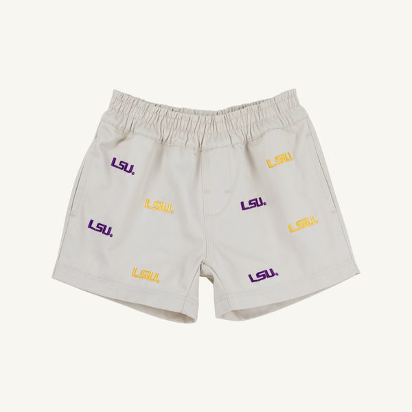 LSU Critter Sheffield Shorts Saratoga Stone