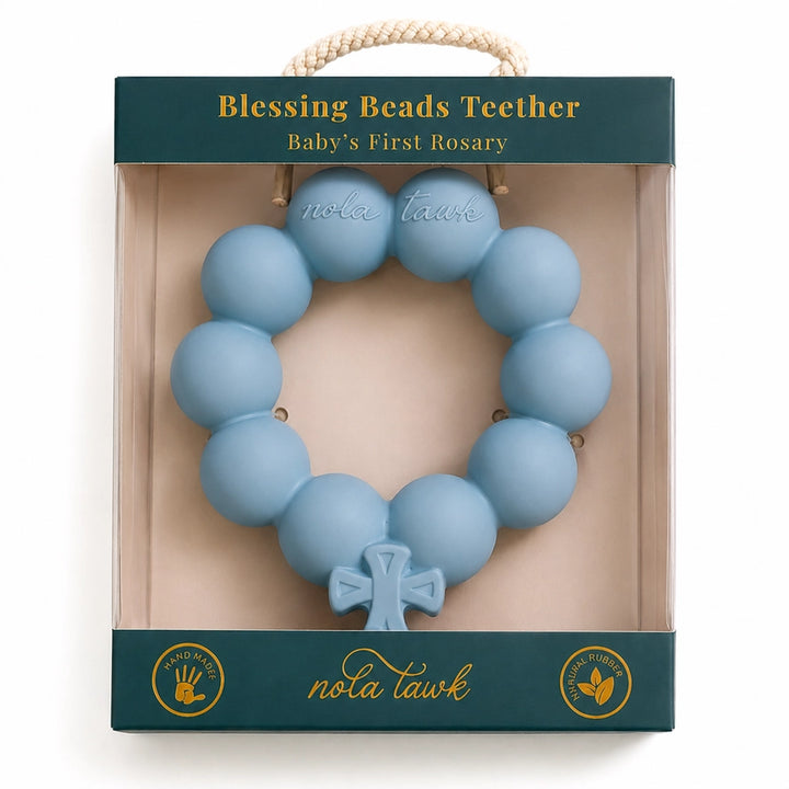 Blue Blessing Beads Teether