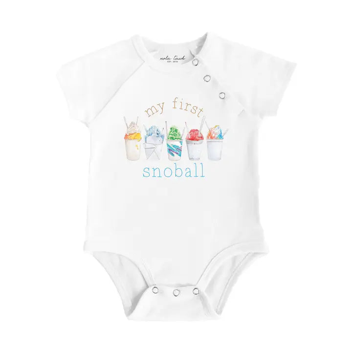 My First Snoball Organic Cotton Baby Onesie