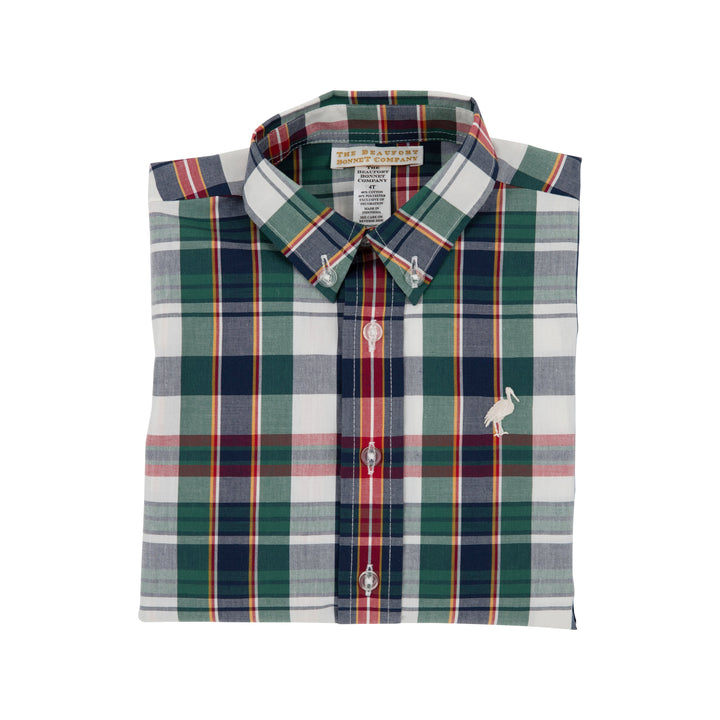 Dean's List Dress Shirt - Field Park Plaid/Keeneland Khaki