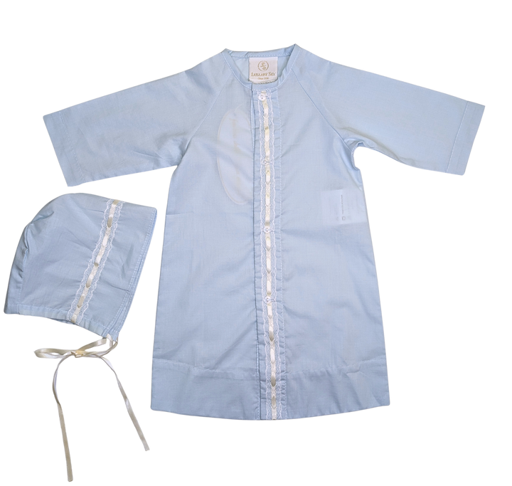 Original Daygown Set - Blessings Blue, Ecru