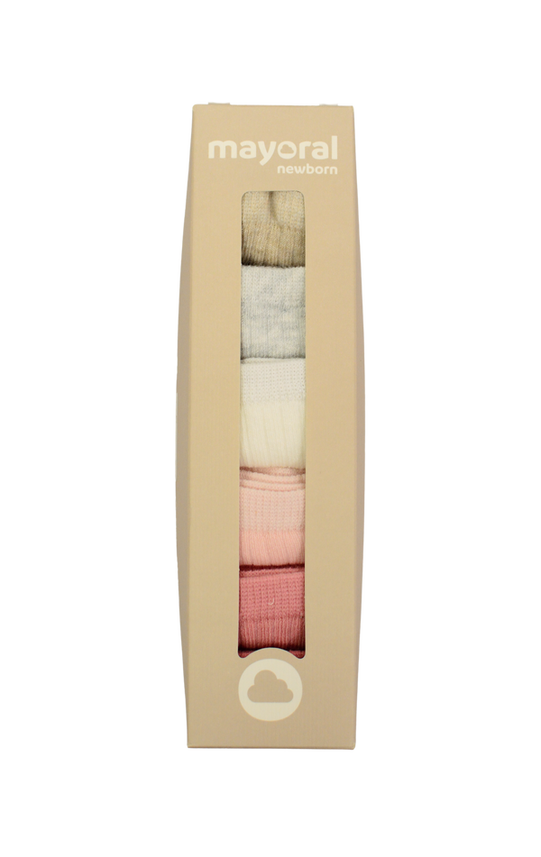 Set of 6 Socks - Pink