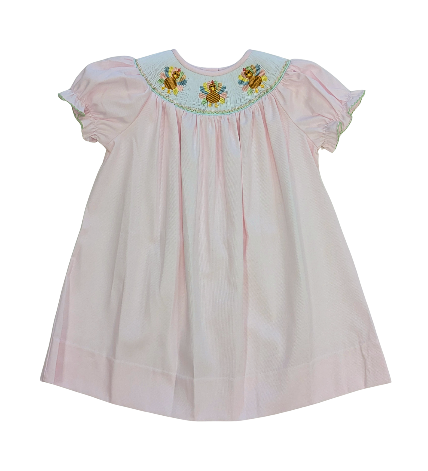 Emma Turkeys Smocked Bishop Dress