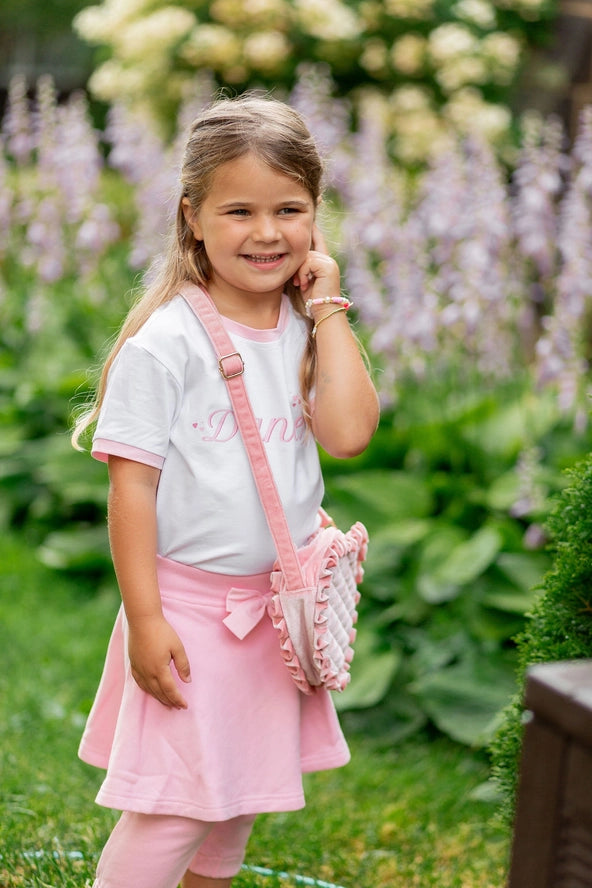 Velvet Quilted Heart Purse