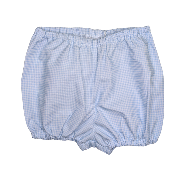 Elegant Diaper Cover - Baby Blue Minigingham