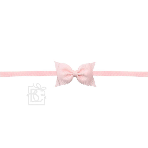 PANTYHOSE HEADBAND W/ 2.5" FLAT SOPHIA BOW