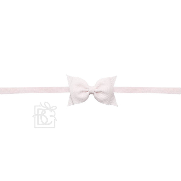 PANTYHOSE HEADBAND W/ 2.5" FLAT SOPHIA BOW
