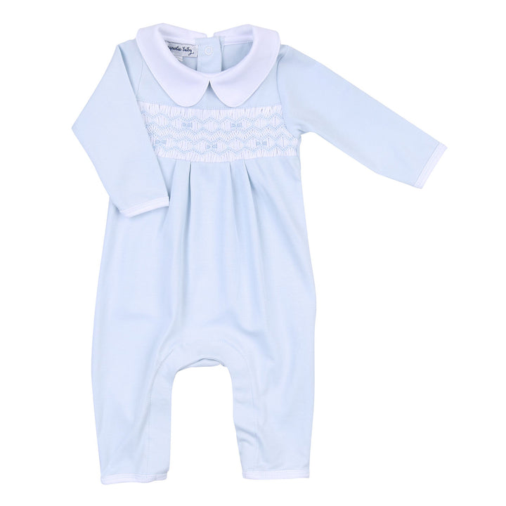 Fiona & Phillip Smocked Collared Playsuit