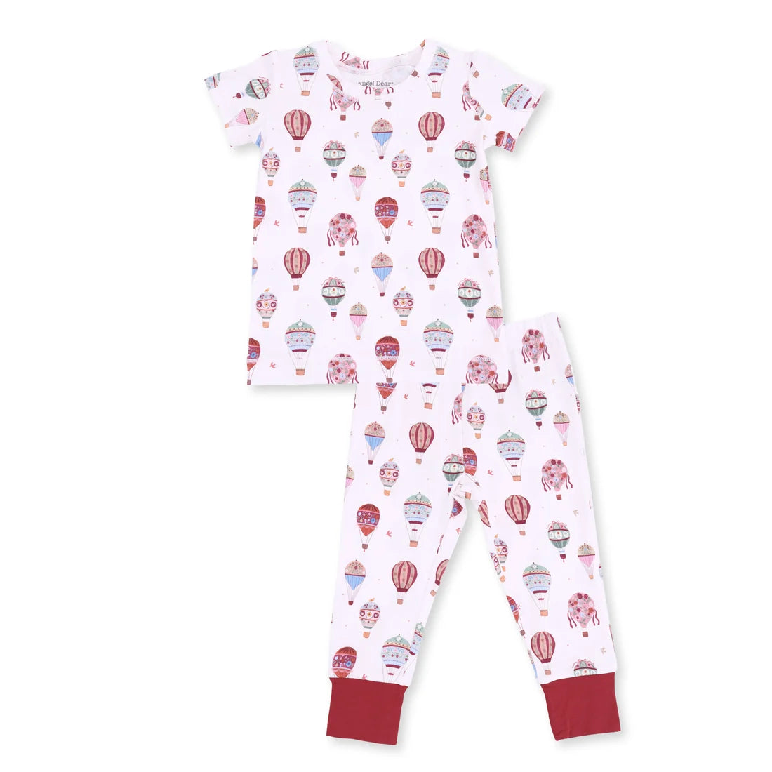 Hot Air Balloon Short Sleeve Loungewear Set