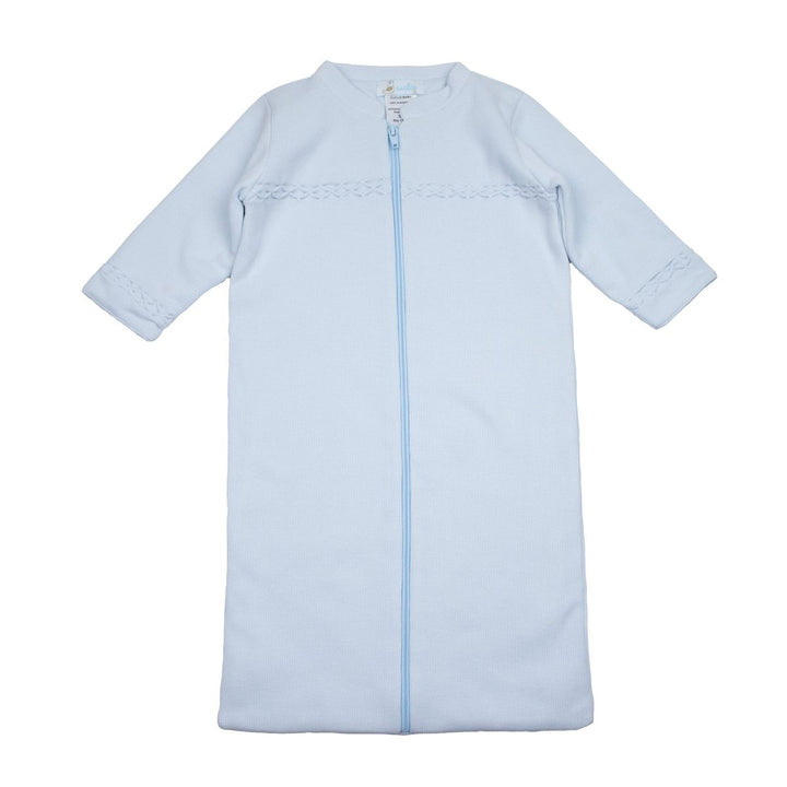 Hand Smocked Sleepsack - Blue