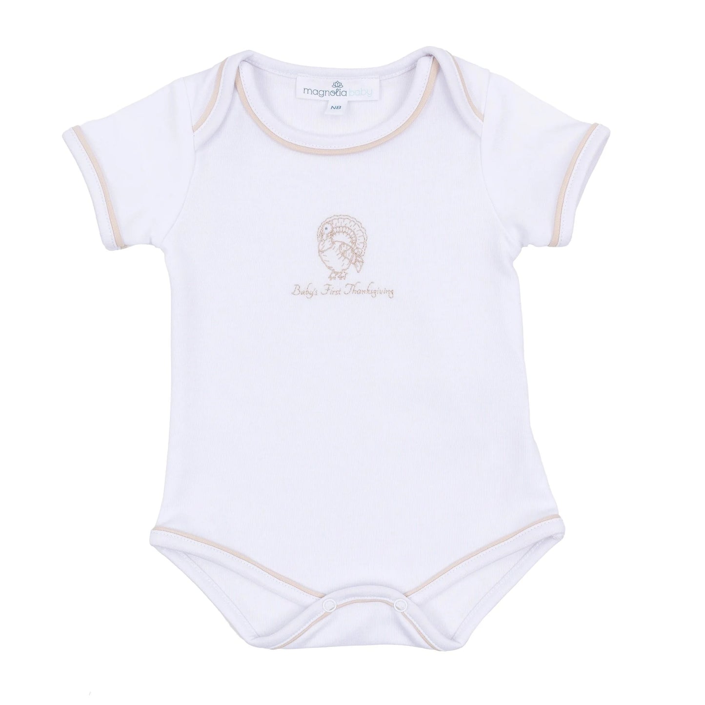 Harvest Blessings Baby's First Thanksgiving Bodysuit - Ivory