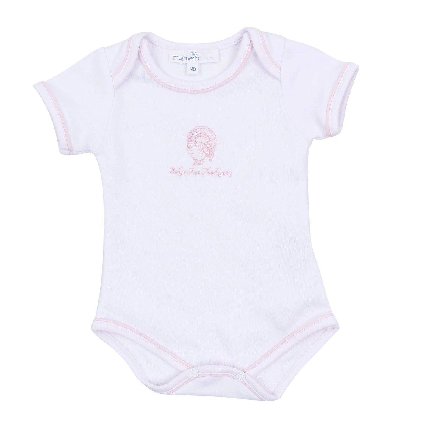 Harvest Blessings Baby's First Thanksgiving Bodysuit - Pink