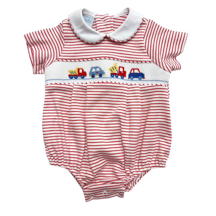 Boy's Sunbubble - Red Stripe Knit