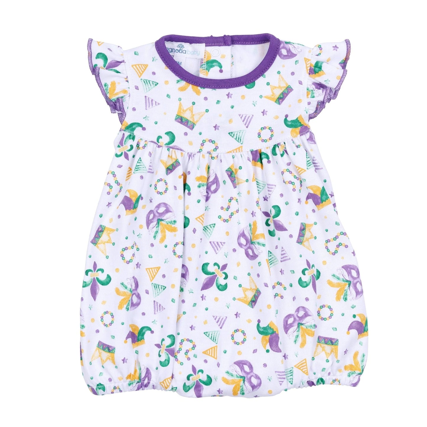 Mardi Gras Munchkins Flutters Bubble