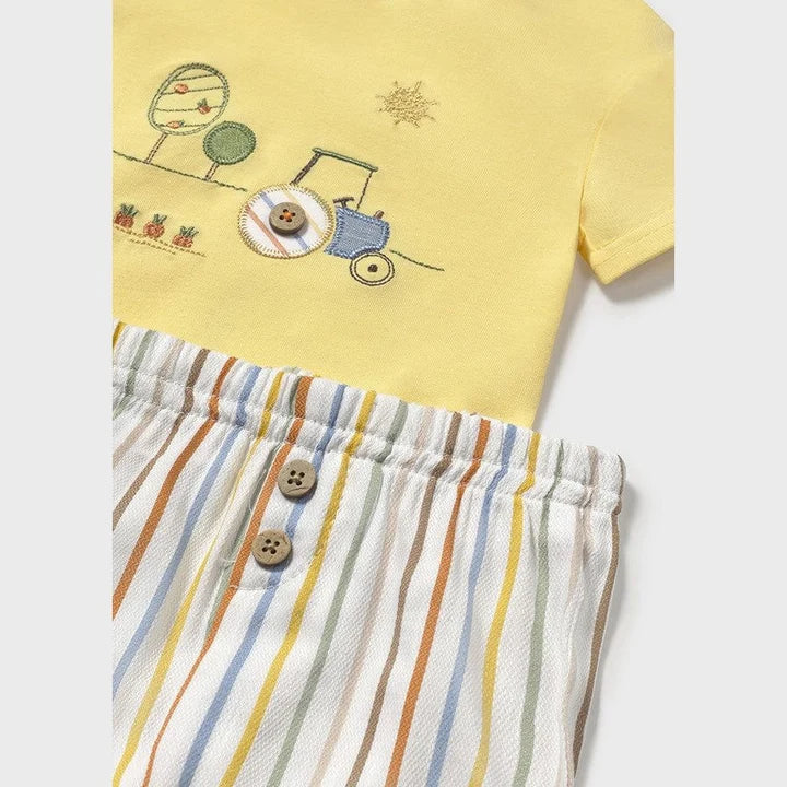 Sunny Print Shirt & Short Set