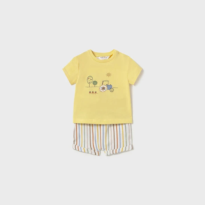 Sunny Print Shirt & Short Set