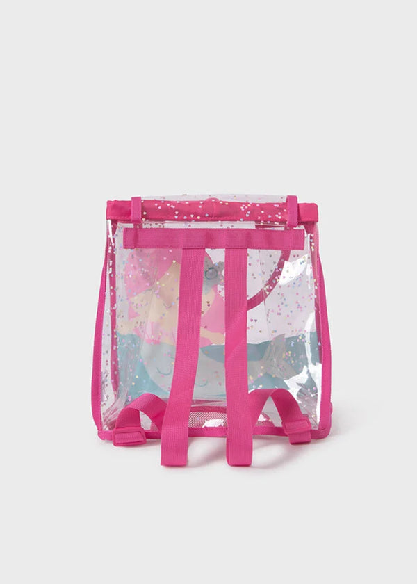 Backpack with Mermaid Print