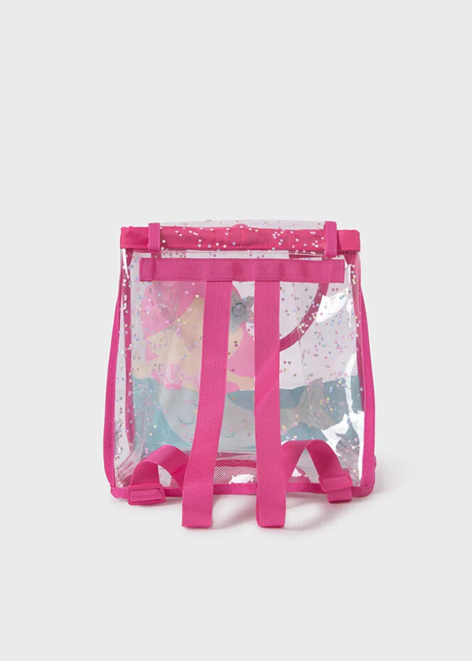 Backpack with Mermaid Print