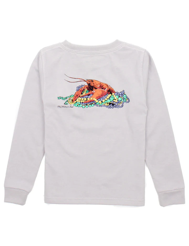 Mardi Crawfish LS Ice Grey