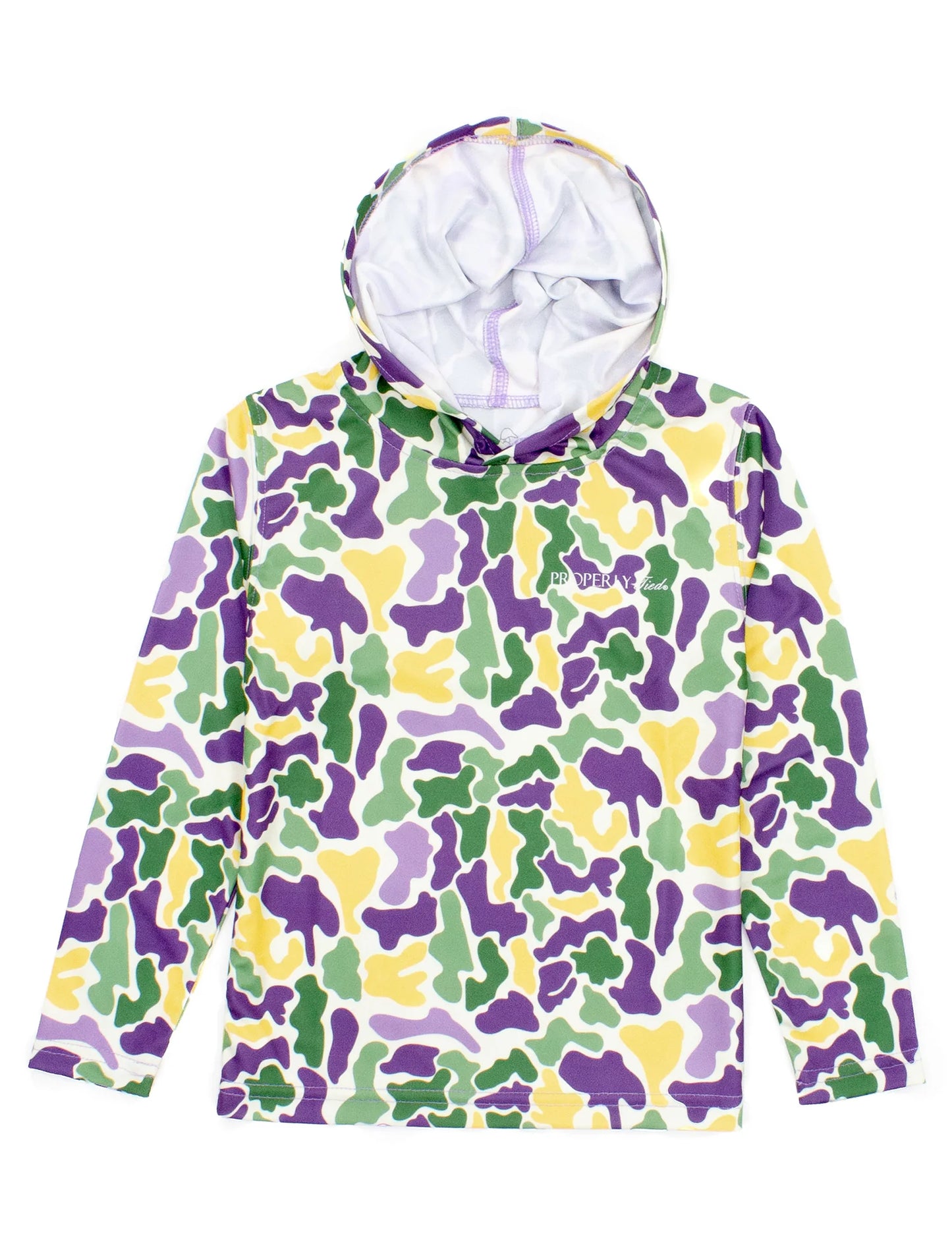 Sportsman Performance Hoodie Mardi Gras Camo