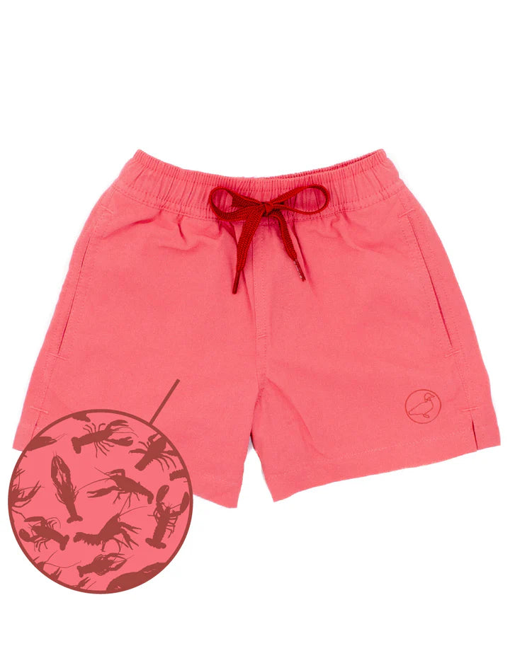 Boys Splash Swim Crawfish Boil