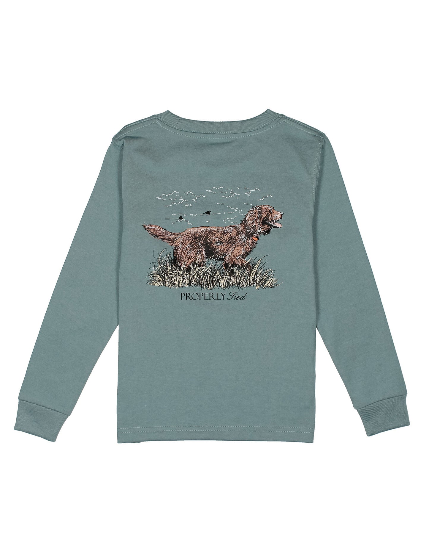 Boys Boykin LS Steel Blue