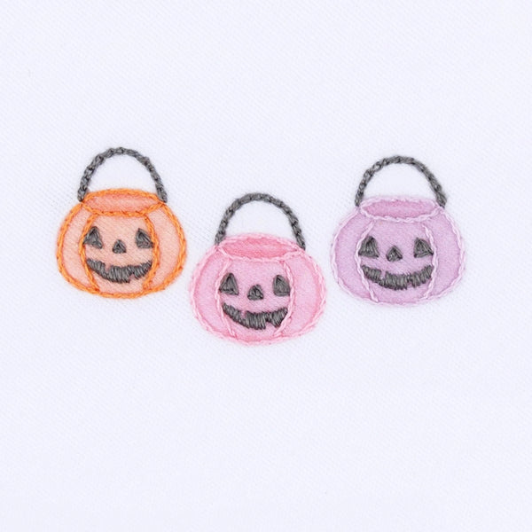 Pumpkin Party Footie - Pink