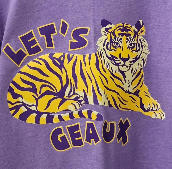 Let's Geaux Tigers Graphic Tee