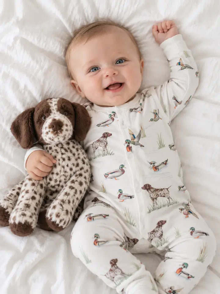 Field + Feathers Terry Romper