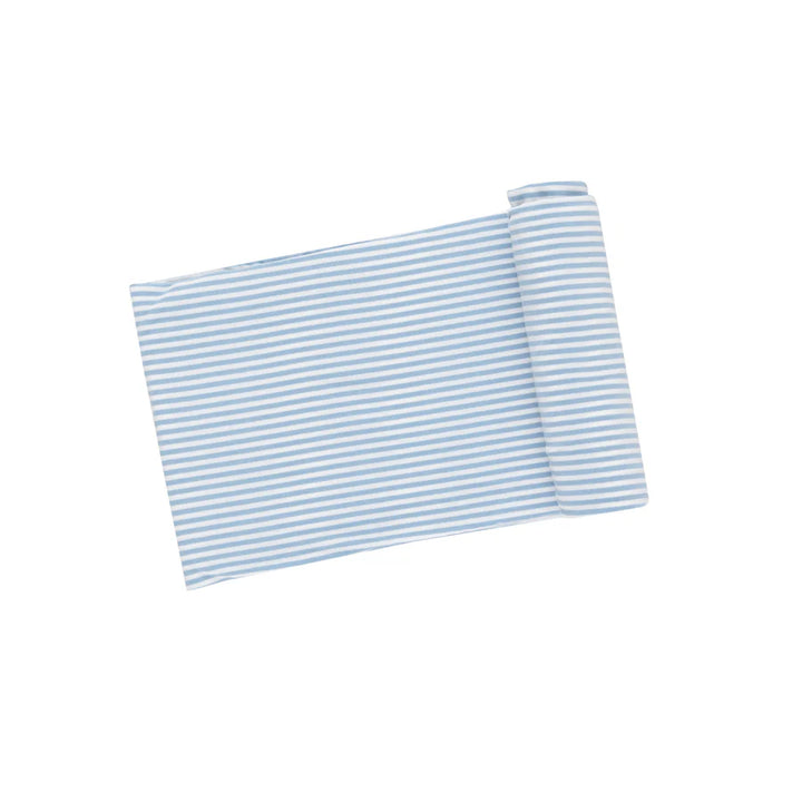 Swaddle Blanket - Dream Blue Stripe