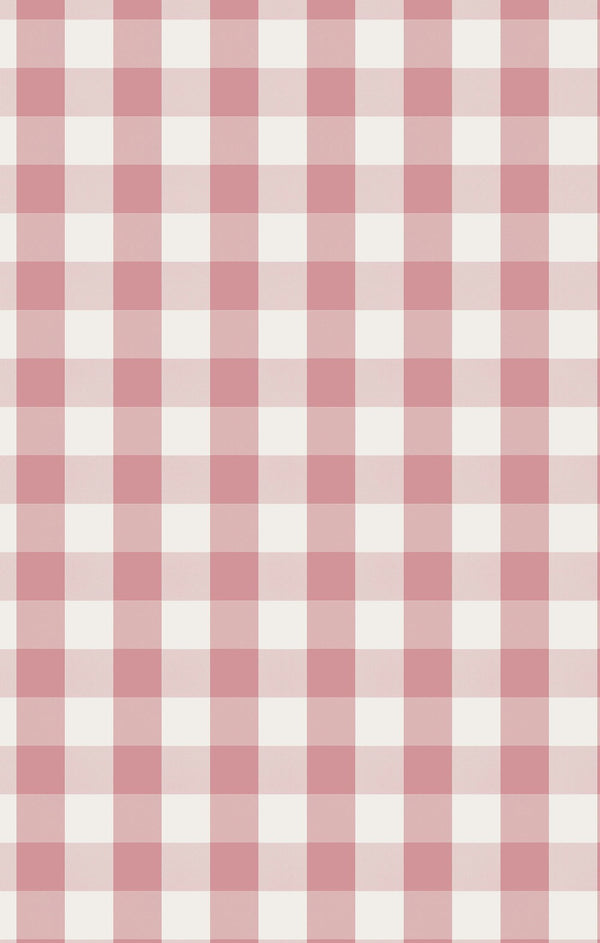Rose Pink Plaid - Bubble W/ Ruffle Collar