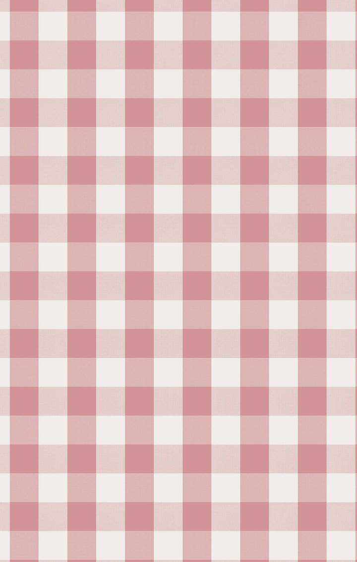 Rose Pink Plaid - Bubble W/ Ruffle Collar