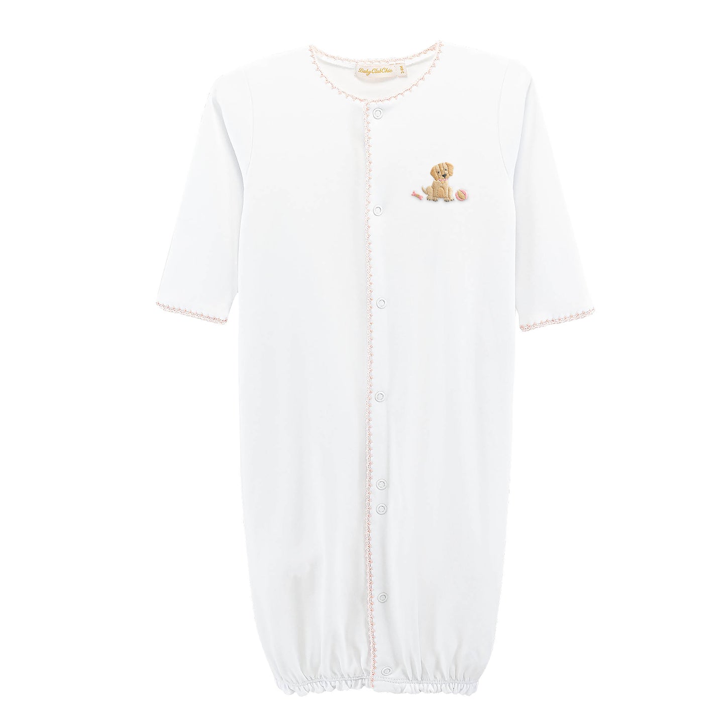 Good Puppy - Girl Converter Gown with Crochet Trim